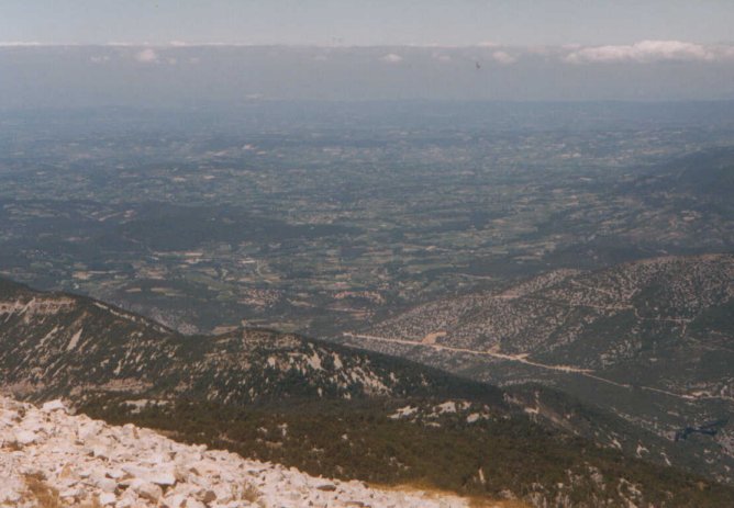 Blick vom Mont Ventoux