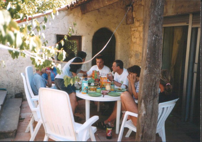 Auf der Terrasse