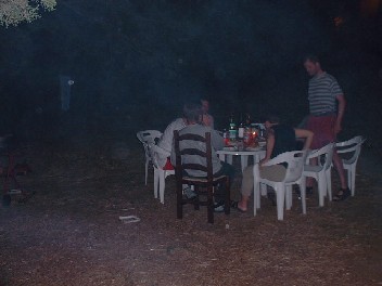 Abendliches Grillen